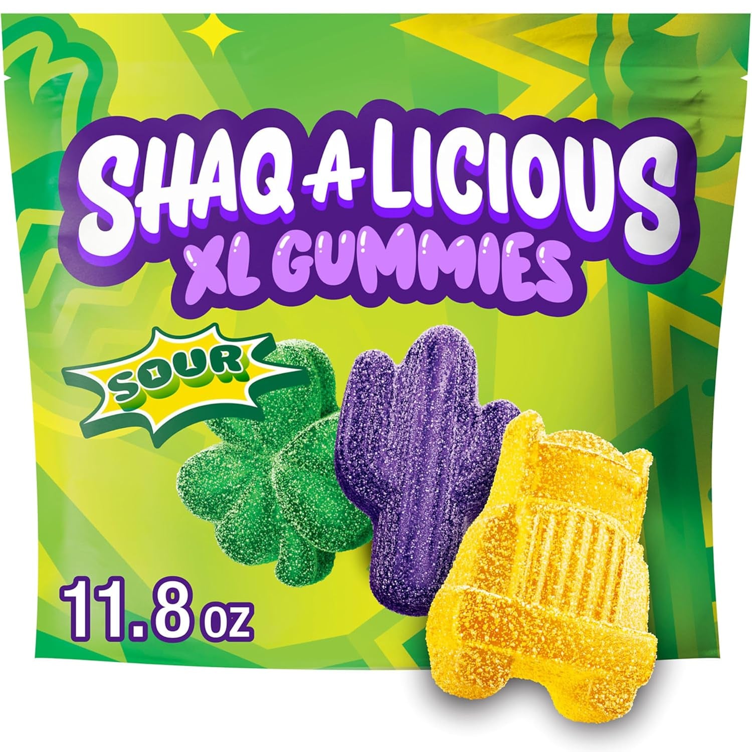 XL GUMMIES Sour Chewy, Candy Bag, 11.8 Oz
